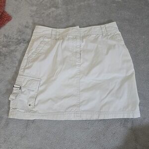 J. Crew Skirt Womens 4 Tan Cargo Mini Outdoors Cabincore Casual